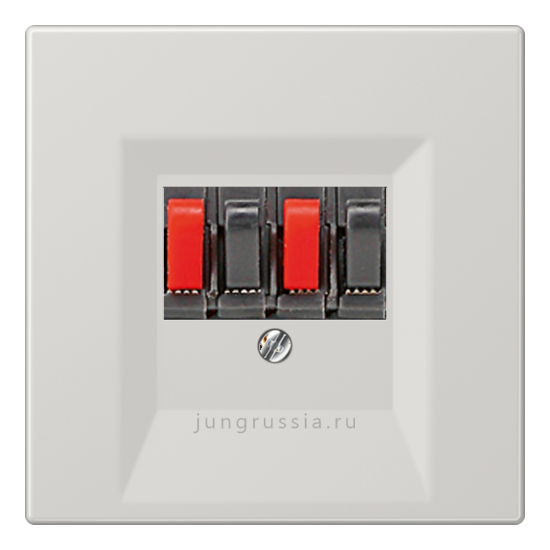 Акустическая розетка JUNG LS 990, Светло-серый