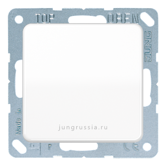 Перекрестный выключатель 1-клавишный JUNG CD 500, Белый