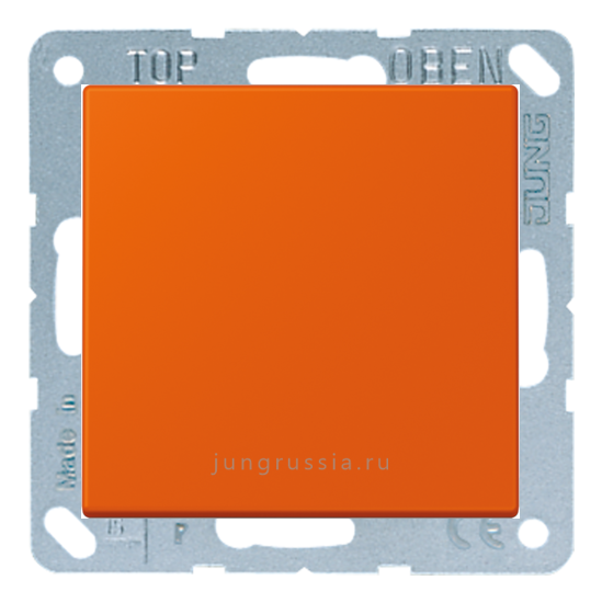 Выключатель 1-клавишный JUNG Le Corbusier, orange vif