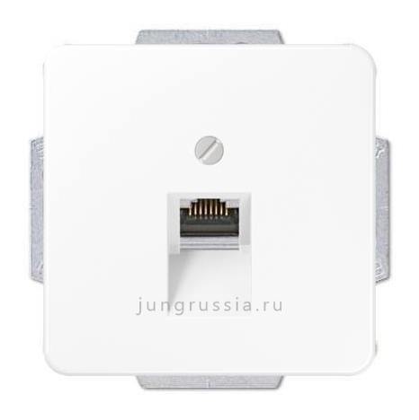 Компьютерная розетка 1-ая JUNG CD 500, Белый