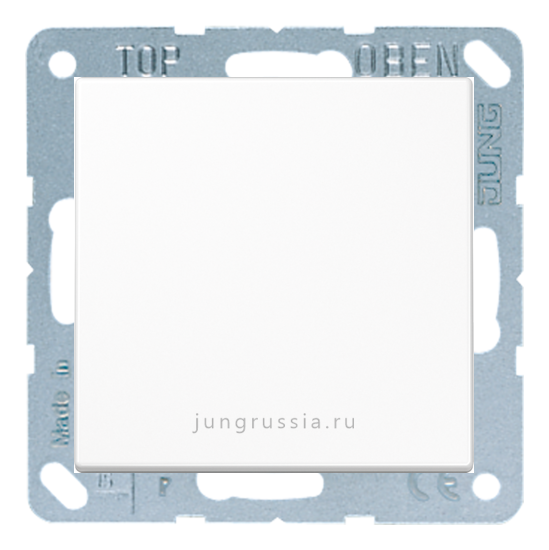 Перекрестный выключатель 1-клавишный JUNG LS design, Белый