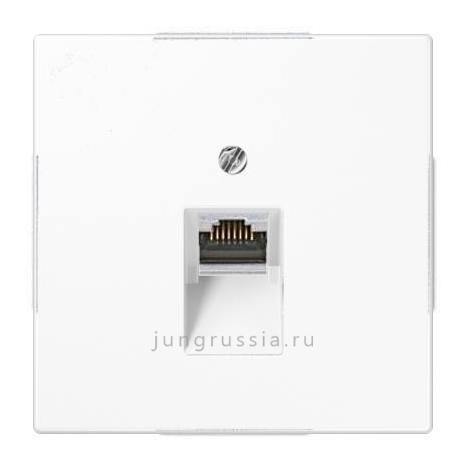 Компьютерная розетка 1-ая JUNG LS design, Белый