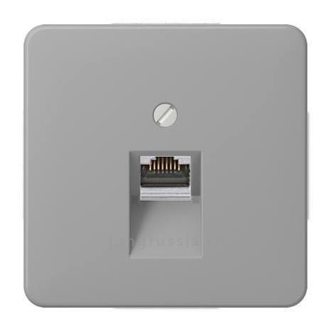 Компьютерная розетка 1-ая JUNG CD 500, Темно-серый