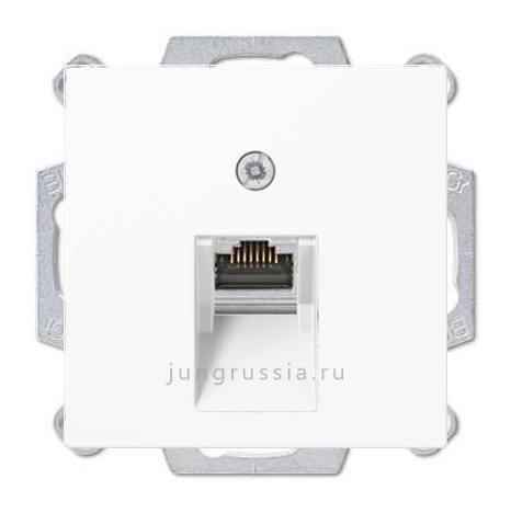 Компьютерная розетка 1-ая JUNG AS 500, Белый