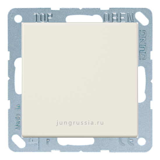 Кнопка 1-клавишная JUNG LS 990, Белый