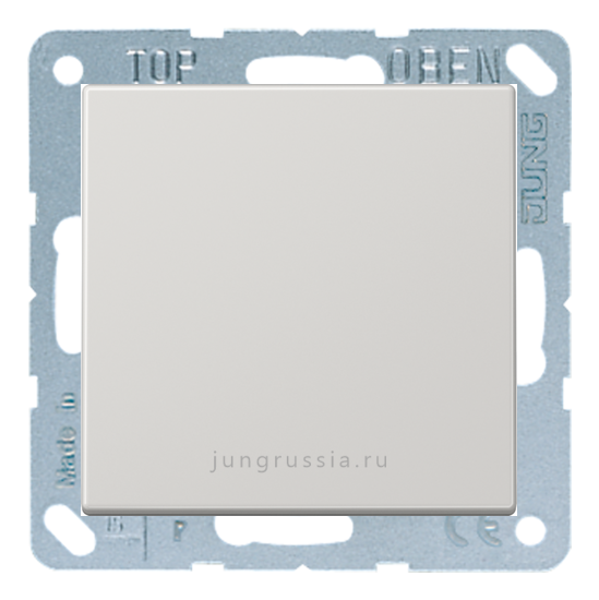 Кнопка 1-клавишная JUNG LS 990, Светло-серый