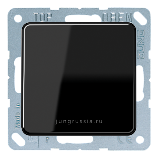Кнопка 1-клавишная JUNG CD 500, Черный