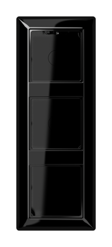 A500 Коробка 3-ная для накладного монтажа чёрн.