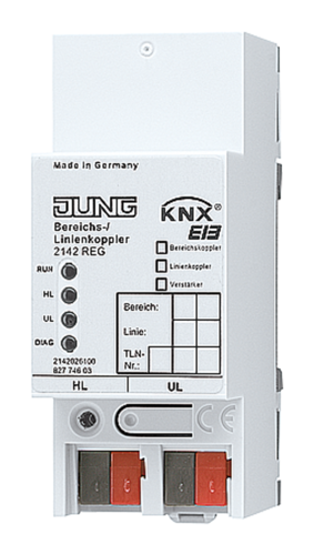 JUNG KNX Линейный соединитель DIN-рейка