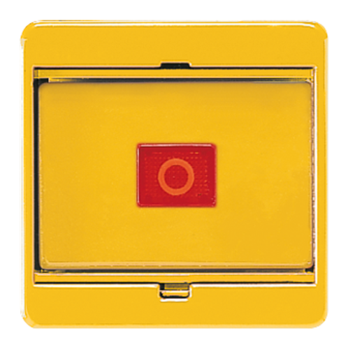 JUNG CD 500/CD plus Желтая Клавиша с стеклянной пластиной для выключателей и кнопок