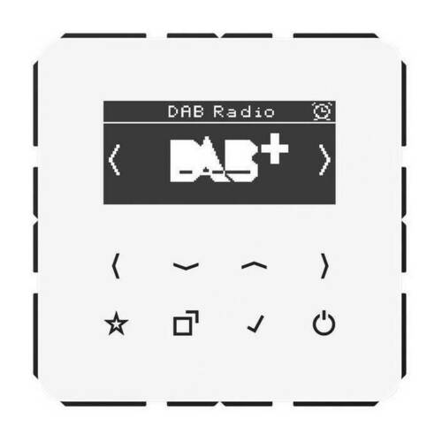 Цифровое радио Jung, с дисплеем, электронный, белый, DABCDWW