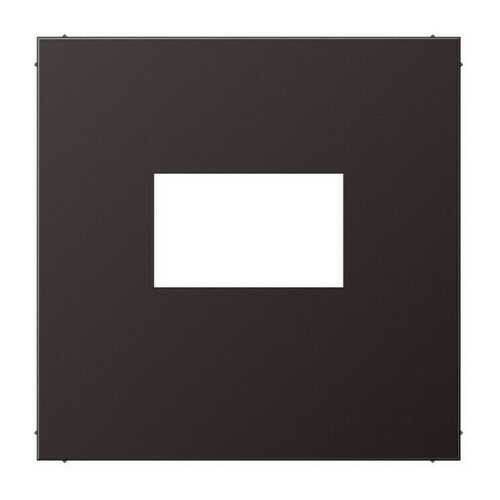 Накладка на USB-розетку Jung LS METAL, скрытый монтаж, алюминий темный, AL1969USBD