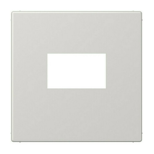 Накладка на USB-розетку Jung LS 990, скрытый монтаж, светло-серый, LS1969USBLG