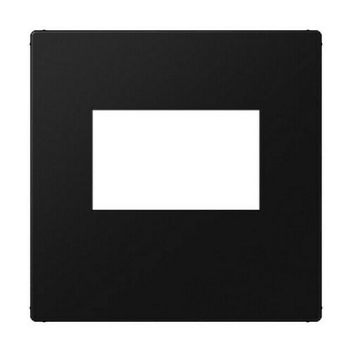 Накладка на USB-розетку Jung A 500, скрытый монтаж, черный матовый, A1569USBSWM