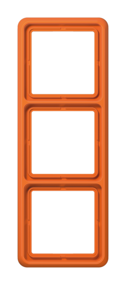 Рамка 3 поста JUNG CD 500, оранжевый