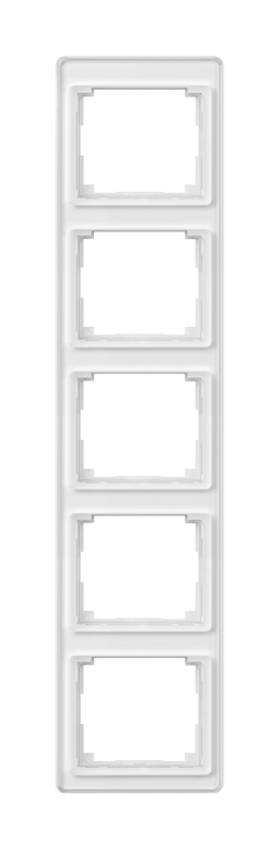 Рамка 5 постов JUNG SL 500, вертикальная, белый