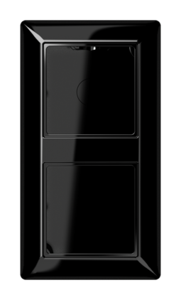 A500 Коробка 2-ная для накладного монтажа чёрн.