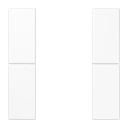 JUNG KNX Белый Набор накладок, на кнопочный модуль 3гр