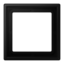 LS990 Рамка 1-ная, цвет матовый черный